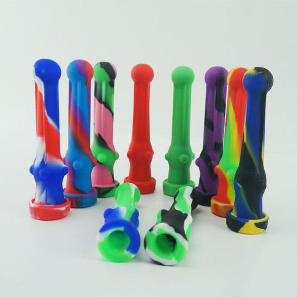 

Новый мини силиконовые буровые установки силиконовые нектар коллектор с GR2 Титана ногтей суставов нефтяной вышки концентрат мед Dab соломы