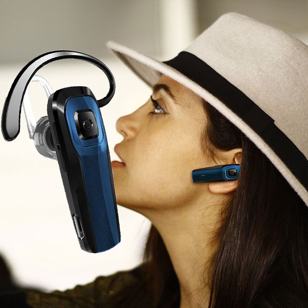 

2017 hot M26 Bluetooth Headset V4.1 with Noise Cancelling Mic bluetooth earphones dual audio encoding sports stereo mini wireless 60pcs DHL