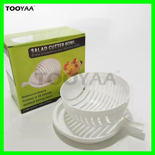 

60 second quick salad cutter bowl kitchen vegetable fruit washing and cuttertools quick salad maker chopper tools