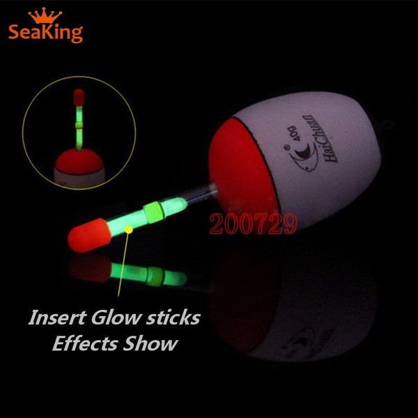 

wholesale- seaking 1pcs eva fishing 10cm 3.4cm 5mm floats boias de pesca noturna produto para buoyancy foam rock buoy 20g ing