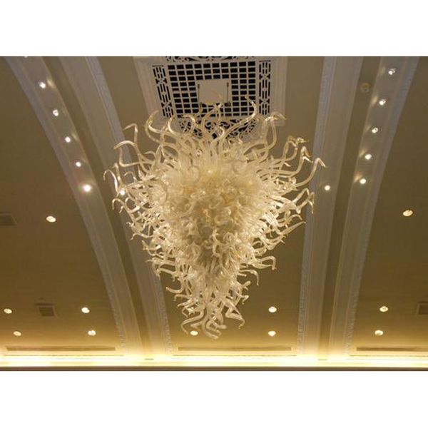 

l decoration modern art glass chandelier light ac 110v 220v custom made borosilicate glass european style led large chandelier