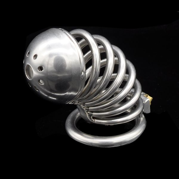 

stainless a223 chastity device steel cage pa lock uvjne