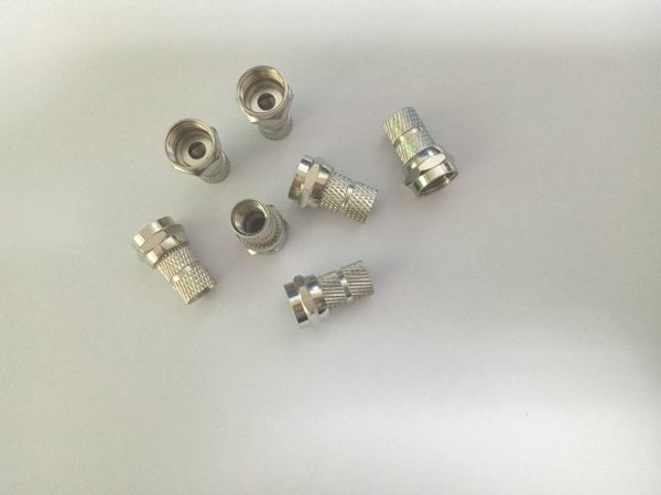 

100pcs brass f male twist on rg59 connectors rf/coaxial