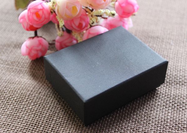 

[simple seven]retail solid black lovers ring box/ fashion pedant box/ necklace package/ jewelry brooch case/trend bracelet packing, Black;white
