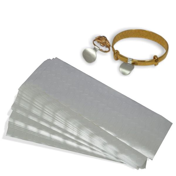 

800 Шт. Серебро Ювелирные Изделия Цена Наклейки Теги Кольцо Ожерелье Бумага Dumbell Са