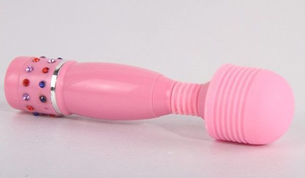 

mini design stick mute av waterproof ultra-quiet shock toys shipping massager super diamond vibrators khgpn