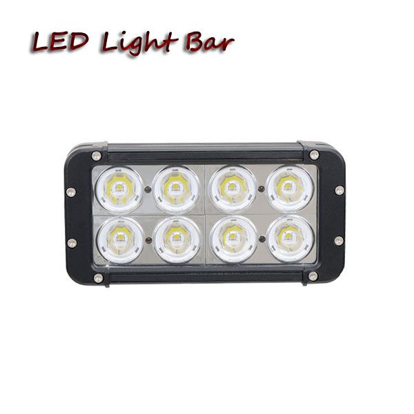 

6pcs 80w led light bar car driving headlight for offroad 4x4 automotive motorcycle suv bumper atv pick up truck working light