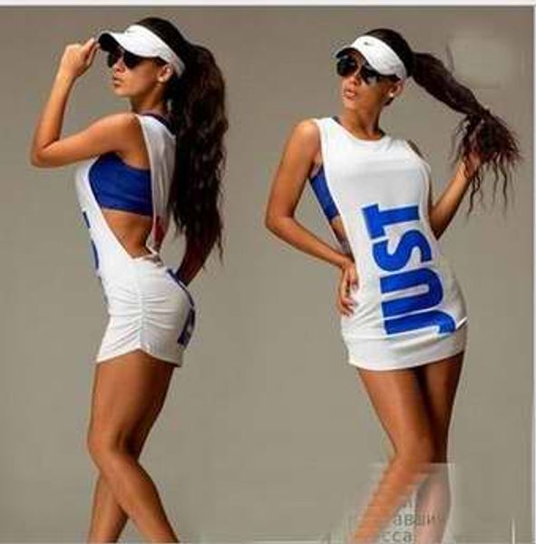 

wholesale- women fitness yoga gym sports t shirt running skirt 91003, Black;red