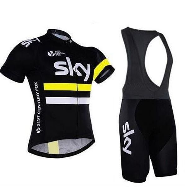 

HOT Tour De France Sky Team Трикотажные изделия для велоспорта Дышащая одежда для велосипеда