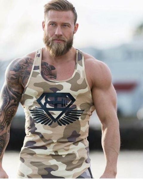 Fitness Exercise Muscle Brothers Be Men 2017 Summer Sleeveless