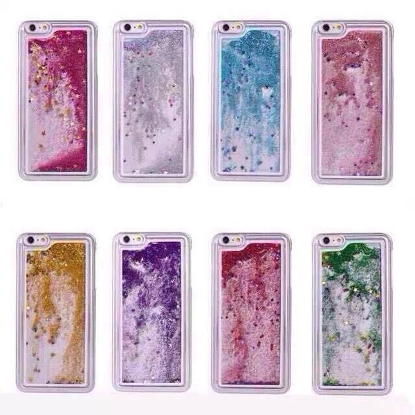 Para Samsung S21 Plus Caso Mais Novo Luxo Glitter Stars Dinâmico Liquido QuickSand Telefone Capa para iPhone 12 Pro Max 11 8 XS XR