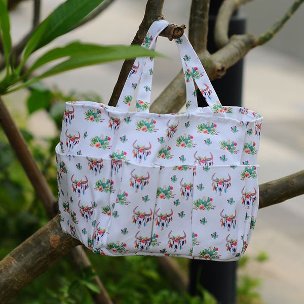 Borsa per attrezzi da giardino Cactus Stampato Giardini Tote Borse portaoggetti Home Organizer per giardinaggio interno ed esterno Porta kit attrezzi da giardino DOM106695