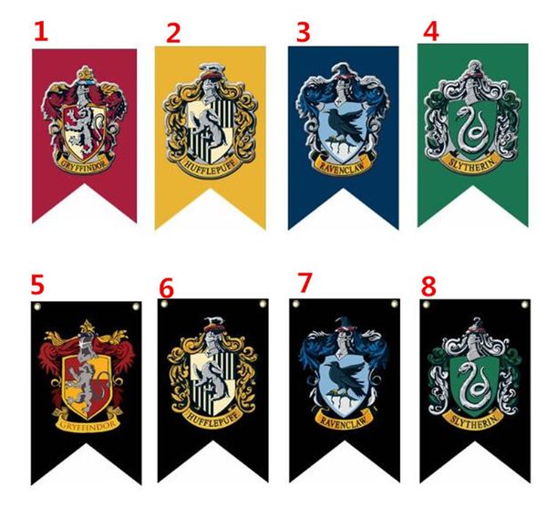 

75*125cm harry potter gryffindor hufflepuff slytherin ravenclaw flag hogwarts college flag home decor polyester banner g128