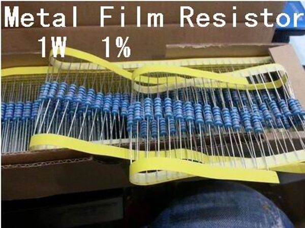 

wholesale-50pcs 1w metal film resistor +-1% 1w 1r 1 ohm ing