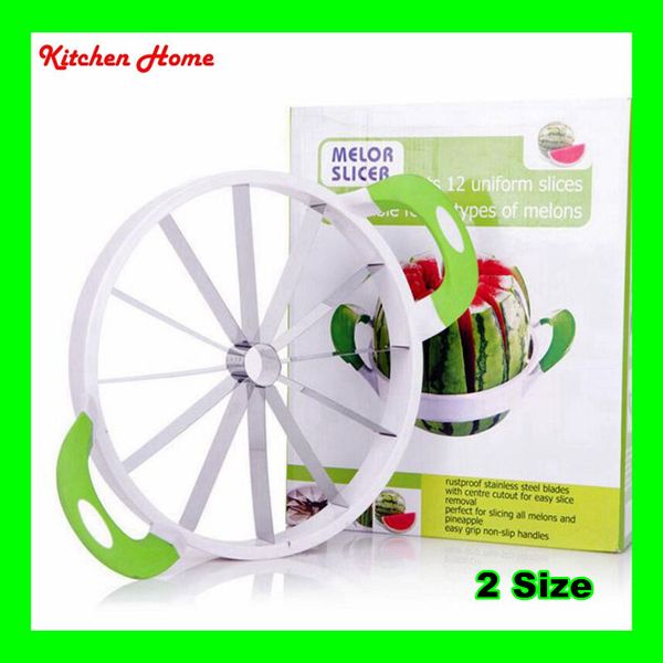 

2 size watermelon cutter slicer knife corer kitchen tool accessories cutting server scoop stainless steel fruit vegetable tools