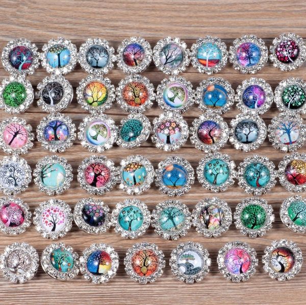 

18 mm noosa button charms diy button pendant earrings bracelet accessories foreign trade jewelry supplies metal snap button 4053, Bronze;silver