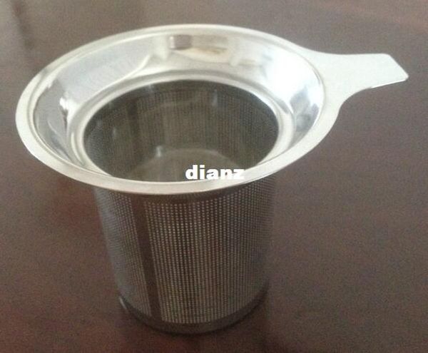 

stainless steel mesh tea infuser reusable strainer loose tea leaf spice filter