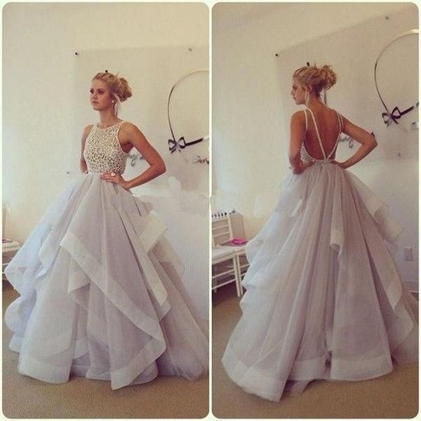 

2019 Long Sexy Wedding O-Neck Popular Romantic Wedding Dresses Ball Gown Simple Backless Sexy Wedding Dresses for Women Custom Made