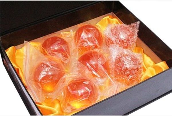 

4.5cm animation dragonball 7 stars crystal ball set of 7 pcs new in box dragon ball z complete anime manga