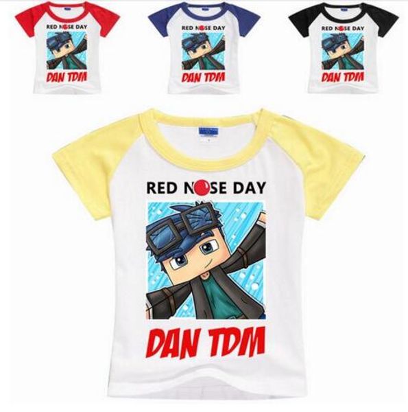 2019 New Sports Boys Clothes Children T Shirt Girls Tops Cartoon - clothes kids print tee tops roupas boys girls roblox red nose day