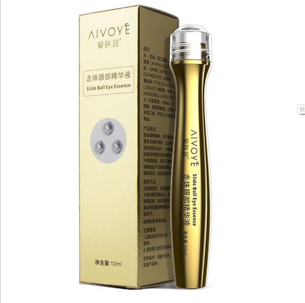 

24k gold roll-on eye cream anti-dark circle essence care crystal collagen