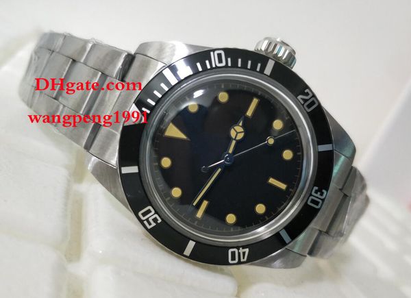 Männer erstklassige Qualitäts Uhren 40mm Vintage 1675 Sapphire Glass Cal.2824 Bewegung Edelstahl Luminöser mechanischer automatischer Herren-Armbanduhr