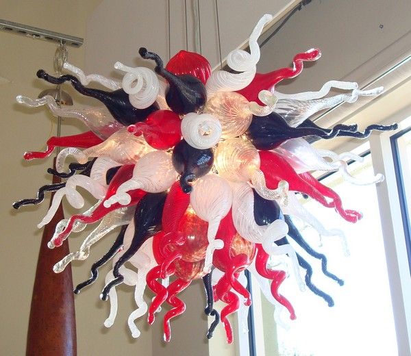 

бесплатная доставка цвет / размер customized ce / ul сертификат best quality villa lighting канделябр выдувного стекла светильники