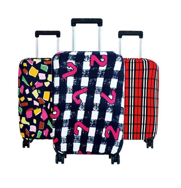 

Горячая мода путешествия на дороге багаж обложка защитный чемодан крышка тележки случае путешествия камера пылезащитный чехол для 18-30 дюймов