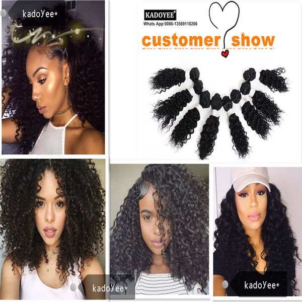 High Quality Unprocessed Human Hair Jerry Curl Bundles Hair