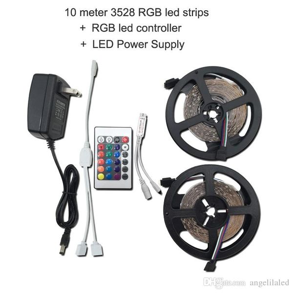 Haus DIY Flexibel 12V LED Leiste leuchtet 3528 SMD Kaltes Weiß 300 LEDs 5M//Rolle