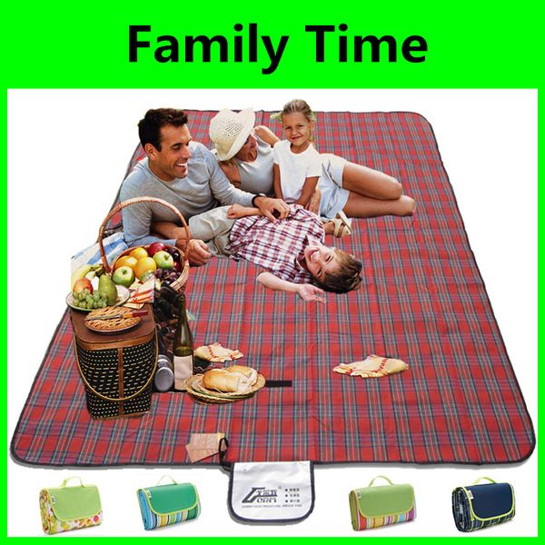

oxford cloth outdoors camping pads a picnic blanket bbq easy carry outdoor travel famliy party rug 145*180cm fast shipping