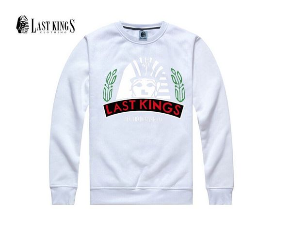 

s-5xl autumn mens casual hoodies patchwork hooded fleece sweatshirt male last kings neck sweater, Black