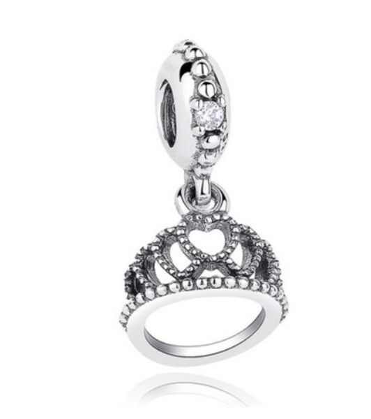 

Новое прибытие 30 шт. Корона бисер мотаться Кристалл стерлингового серебра подвес