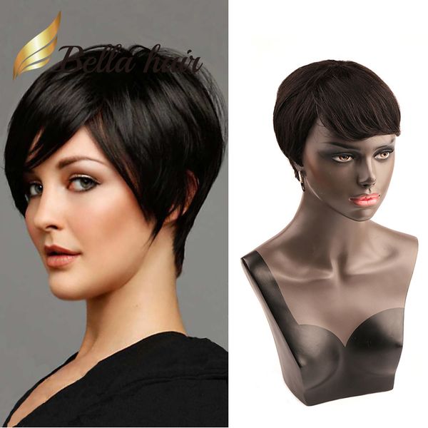 Popular Hairstyles Short Bob Silky Straight Hair Wigs 100