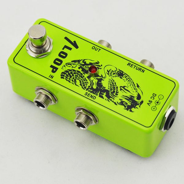 

True-Bypass Looper Effect Pedal Guitar Effect Pedal Looper Switcher true bypass guitar pedal Mini Green Loop switch