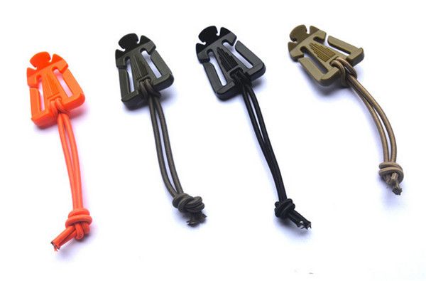 

1000 pcs edc gear web dominator molle backpack carabiner, edc tool, elastic rope webbing buckle winder