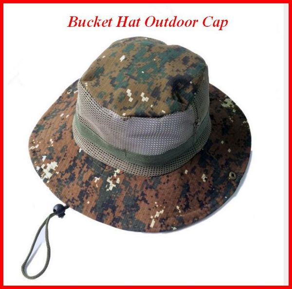 

outdoor bucket sunshade hat outdoor cap climbing fishing camping hat brazil jungle camping sunscreen manufacturers ouc003, Black;white