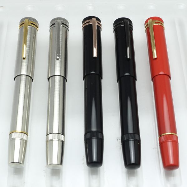 

wholesale-5 colors mb writers edition office school stationary special edition collection 1912 piston metal fountian pen