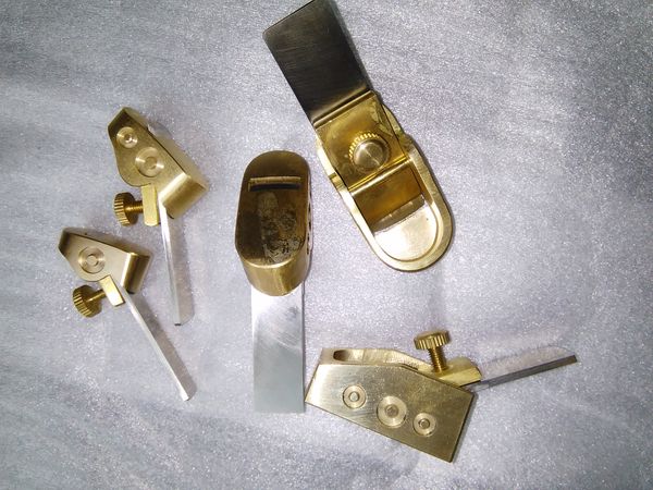 

5 pcs brass mini cooper violin luthier tool