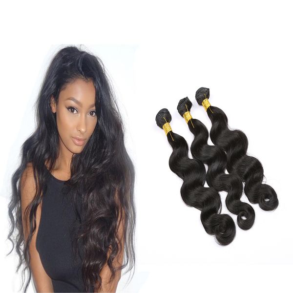 Brazilian Body Wave Virgin Hair 3 Bundles 100 Human Hair