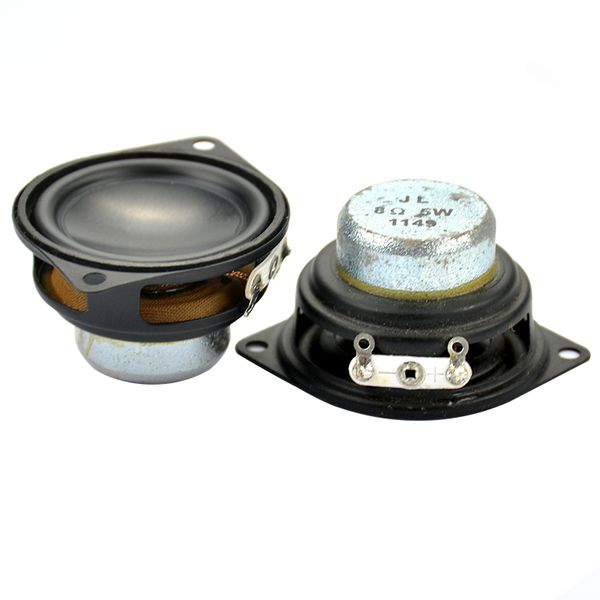 2Piece 40mm 5W Stereo Audio Speaker 1.5/" 4-8Ohm Full-range DIY Loudspeaker