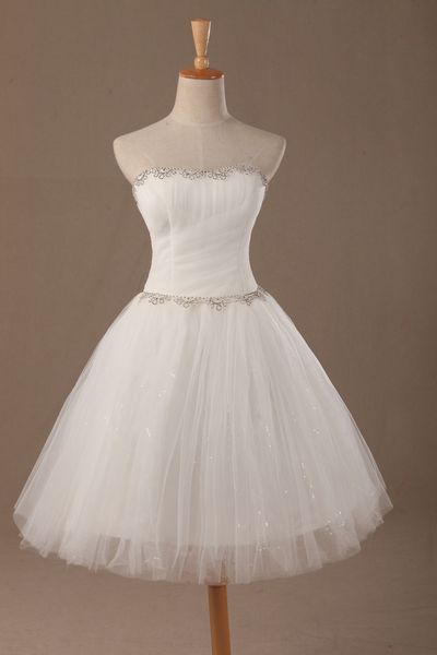 

мягкий тюль бальное платье без бретелек коктейльные платья с кристалл 2017 колен платье партии зашнуровать, Black