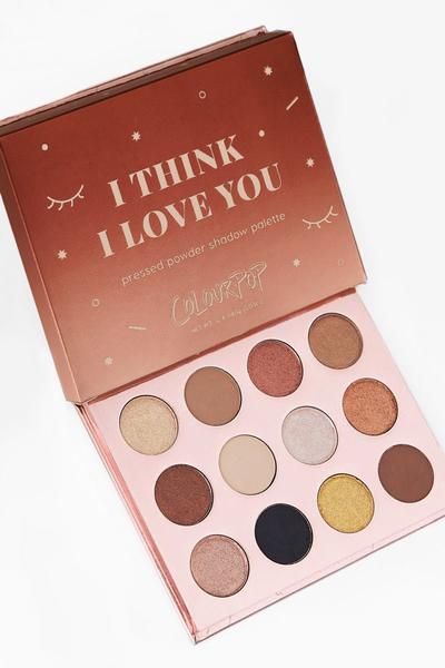 

2017 Colourpop я думаю, что я тебя люблю прессованный порошок палитра теней Colourpop тени дл