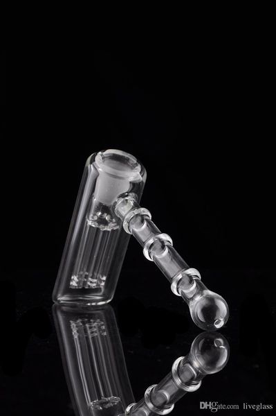 2016 Fumo Narghilè Più Nuovo Piccolo Semplice Lucency Dabs Percolatore bong Helix Water Pipe Recycle Oil Rig Bong di vetro Spedizione Gratuita