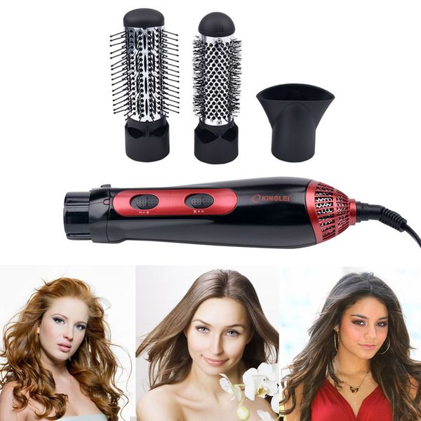 

wholesale-220-240v electric hair dryer curler 1200w hairdryer styler hair blow dryer machine brush comb straightener diffuser styling tool