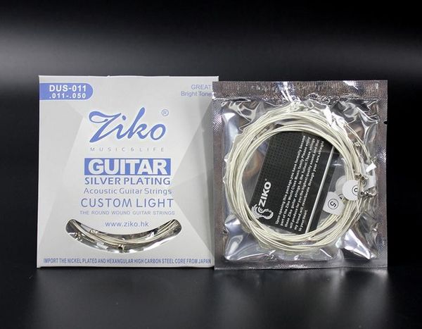 .011-.050 ZIKO DUS-011 Corde per chitarra acustica parti di chitarra strumenti musicali all'ingrosso Accessori