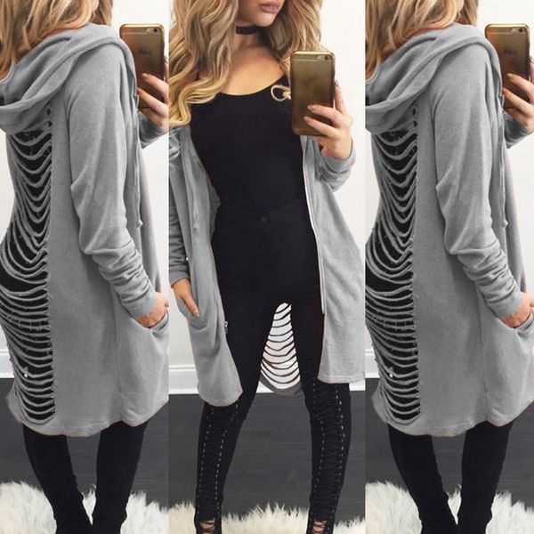 Womens Casual Long Sleeve Cardigan Knit Knitwear Sweater Coat Long Wraps Outwear