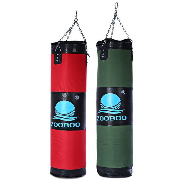 

zooboo 100cm boxing punching bag fitness sandbags striking drop hollow empty sand bag martial art training punch target