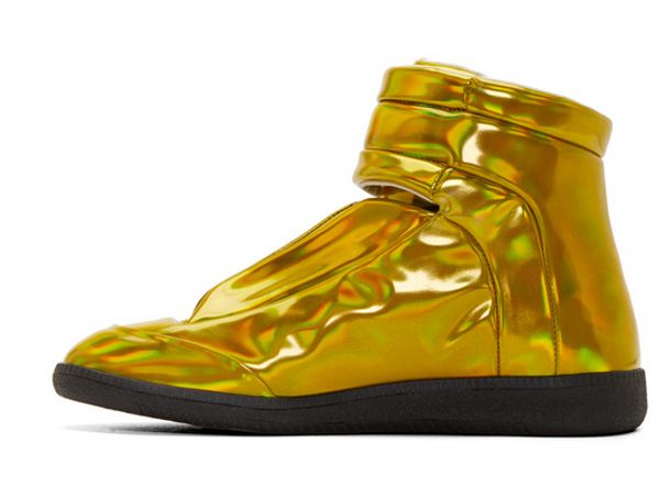 

2016 new Buy Glossy Leather Quality Mens Casual High Top Sneakers Safety And Free Shipping