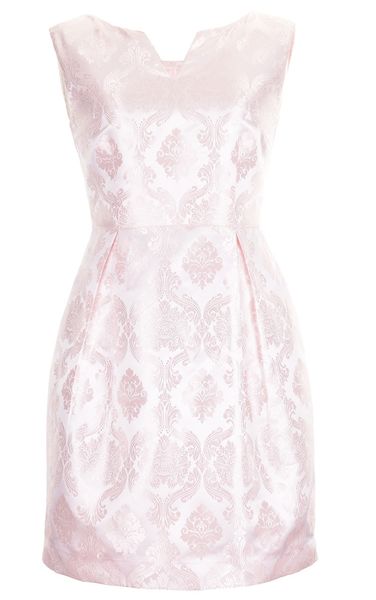 

jacquard women sheath dress v-neck sleeveless party dresses 082020, Black
